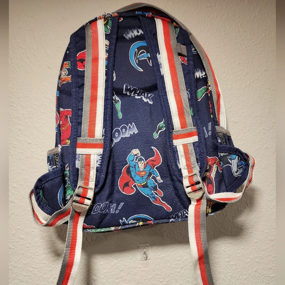 Pottery Barn Kids Superhero Backpack - Blue and Red